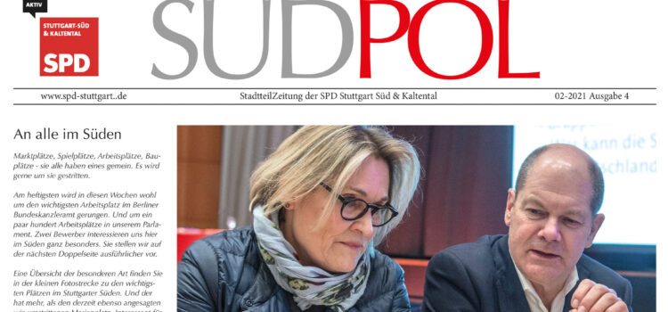 Ab sofort wieder im Briefkasten: die neue SüdPol-Stadtteilzeitung